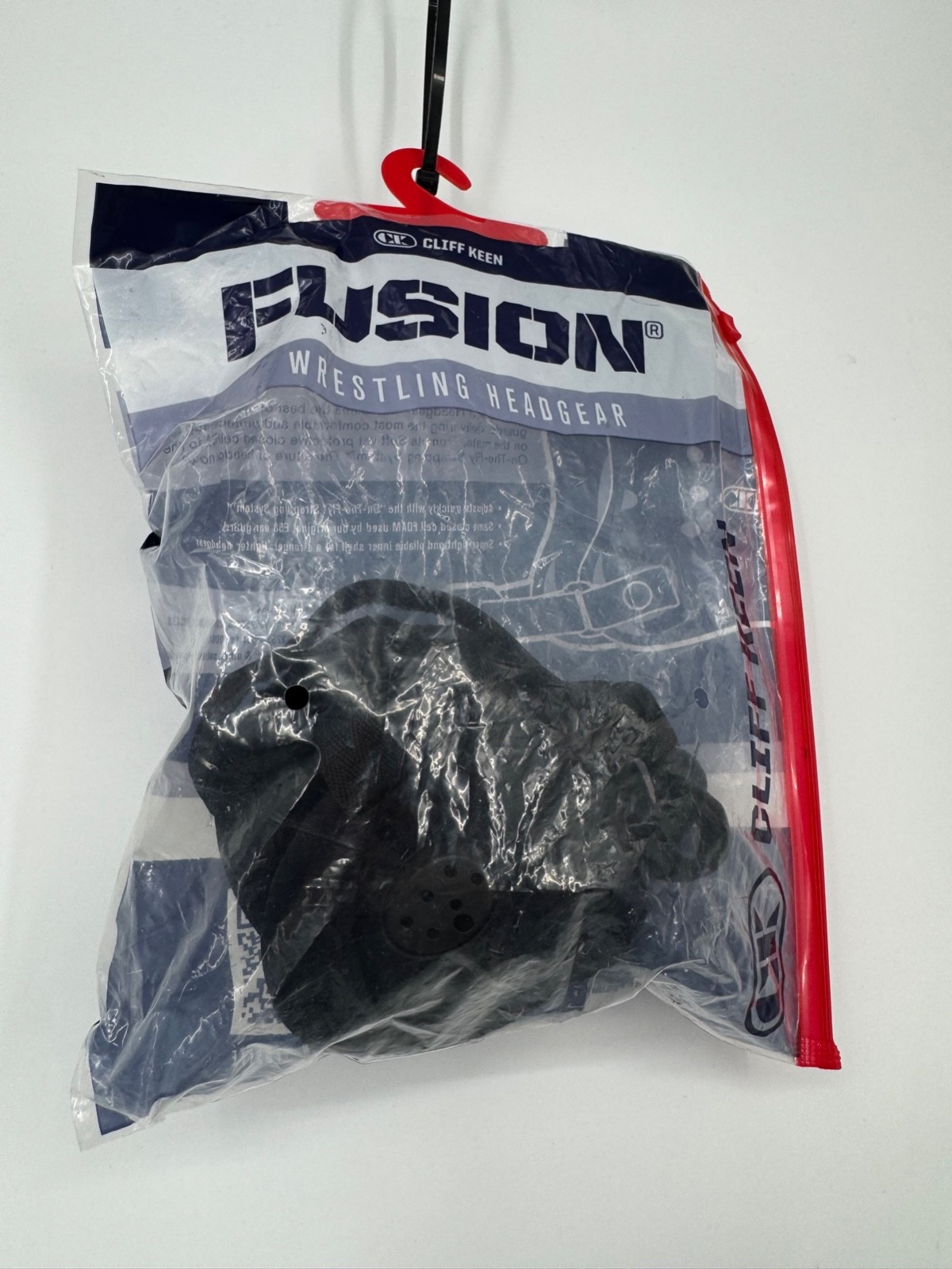 NWT Cliff Keen Fusion Headgear Youth One Size All-Blacked Athletic Wrestling