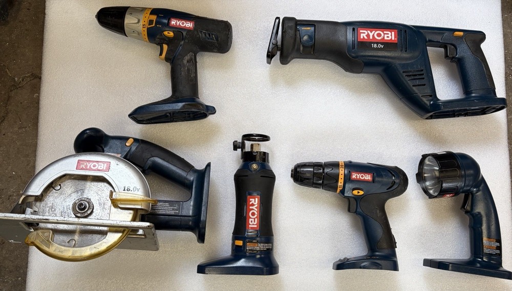 Ryobi 5-Tool Cordless Set 18V Combo Blue