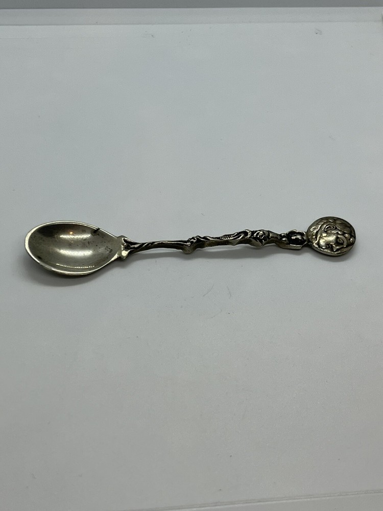 Vintage 800 silver small decorative spoon