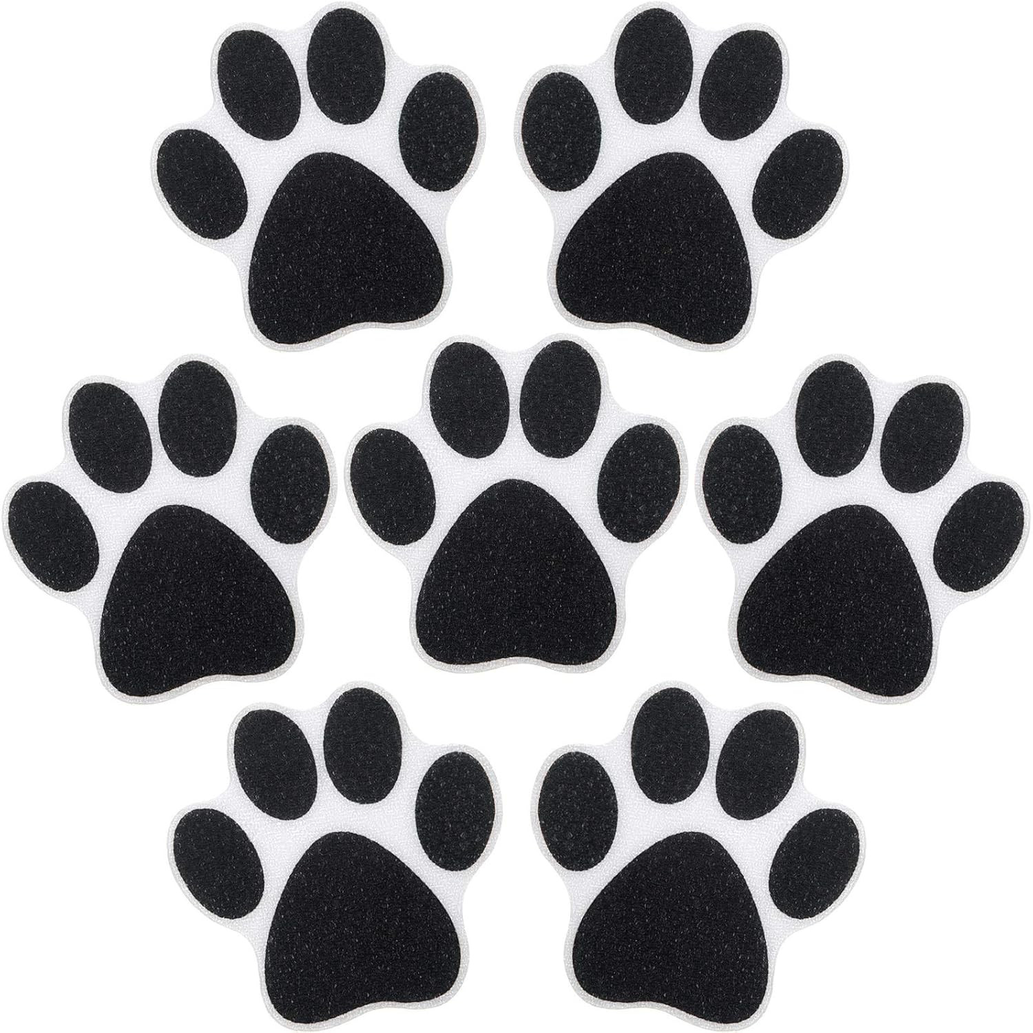 20 Pcs Non Slip Bathtub Stickers Shower Floor Sticker Safety Adhesive Paw Decals
