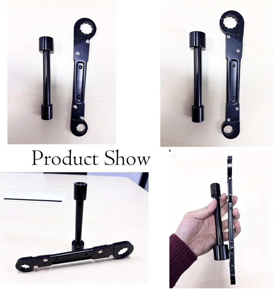 Compact Dual-Action Angle Stop Wrench - Essential Tool for Plumbing Projects