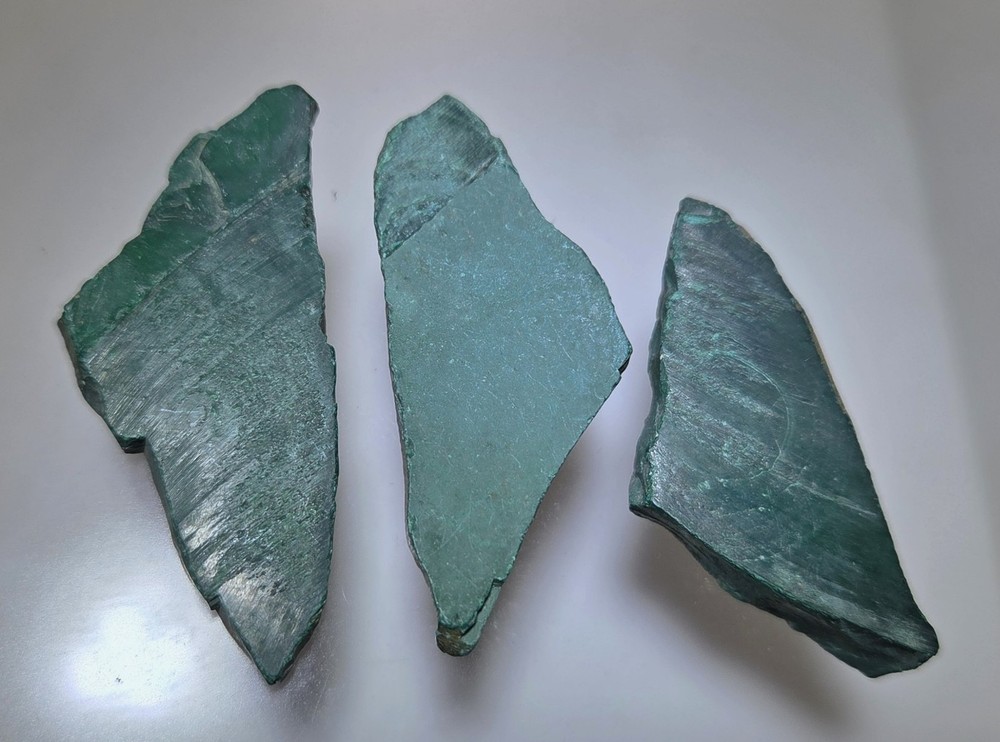 3 Malachite Mini Slabs 54.8 grams SCM005