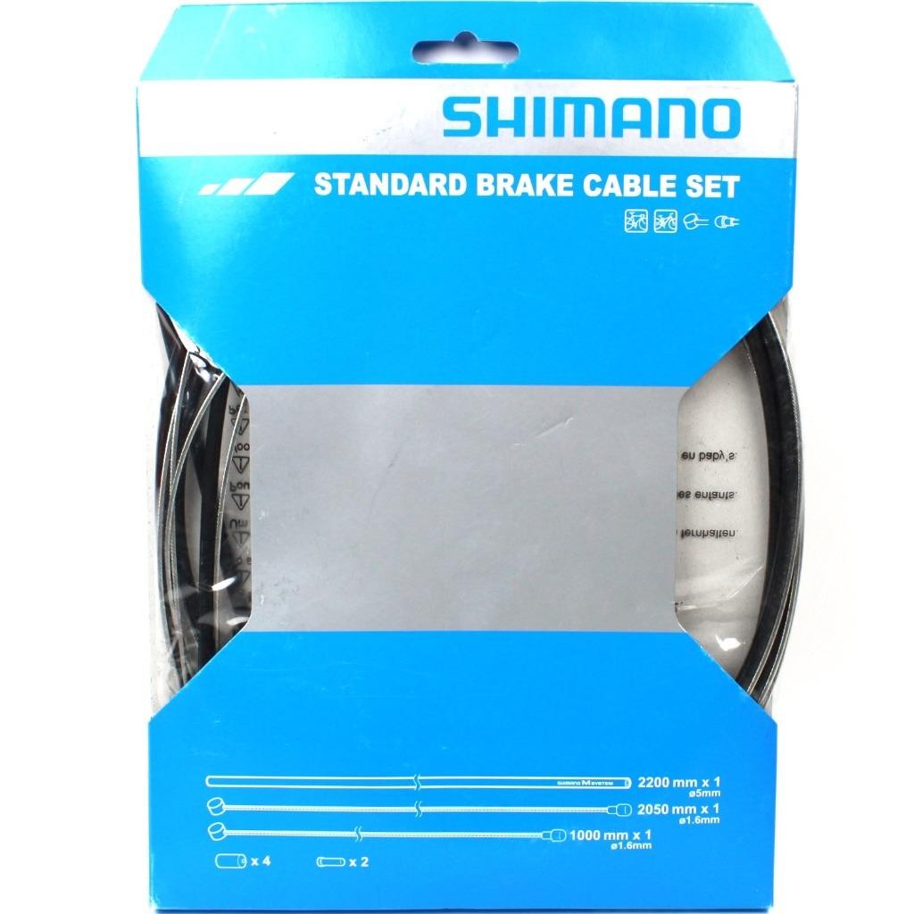 Shimano Standard Brake Cable Set Kit w/ Black Housing Bicycle OPEN PACKAGE