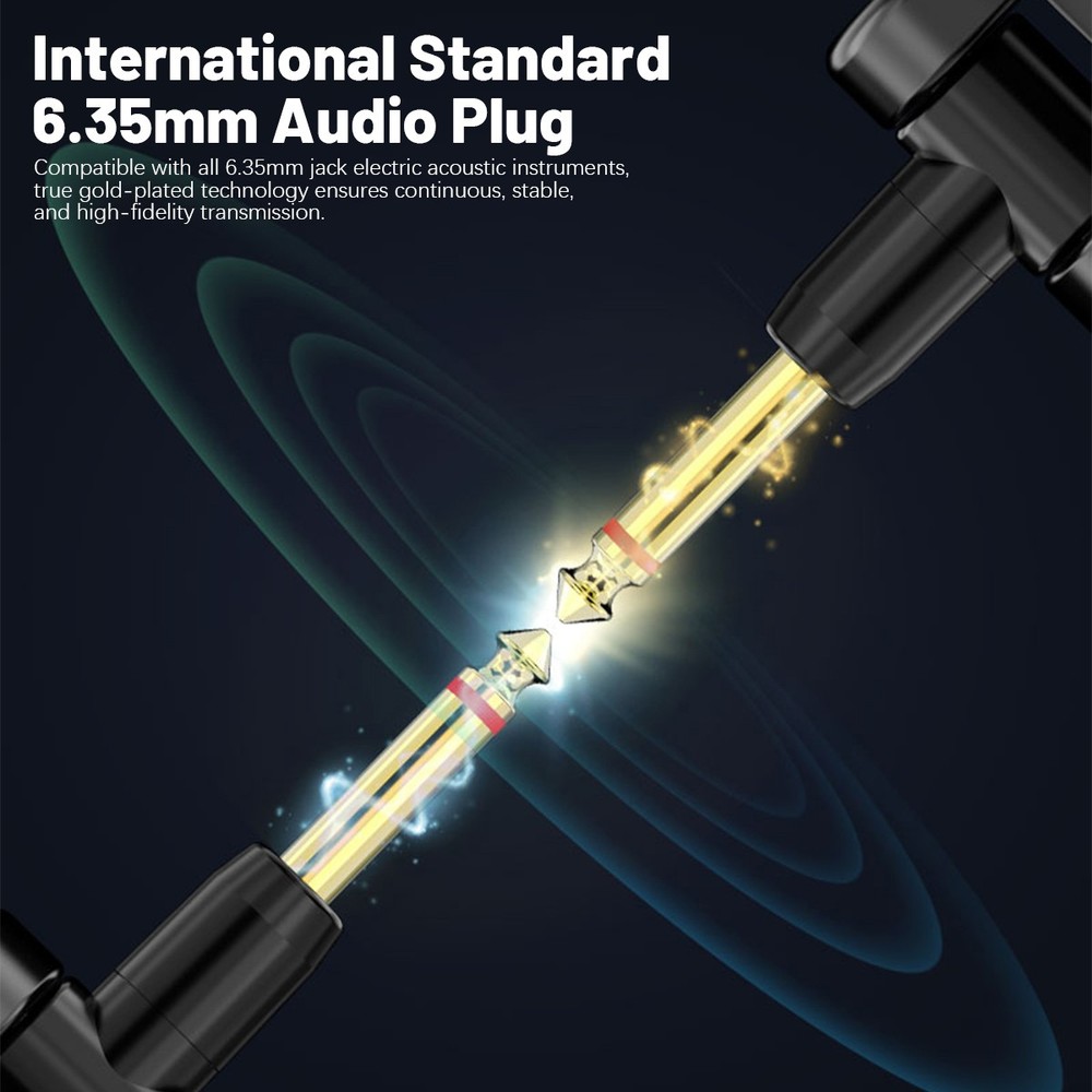 131Ft Wireless Guitar System Wireless Audio Electric Guitar Transmitter&Receiver