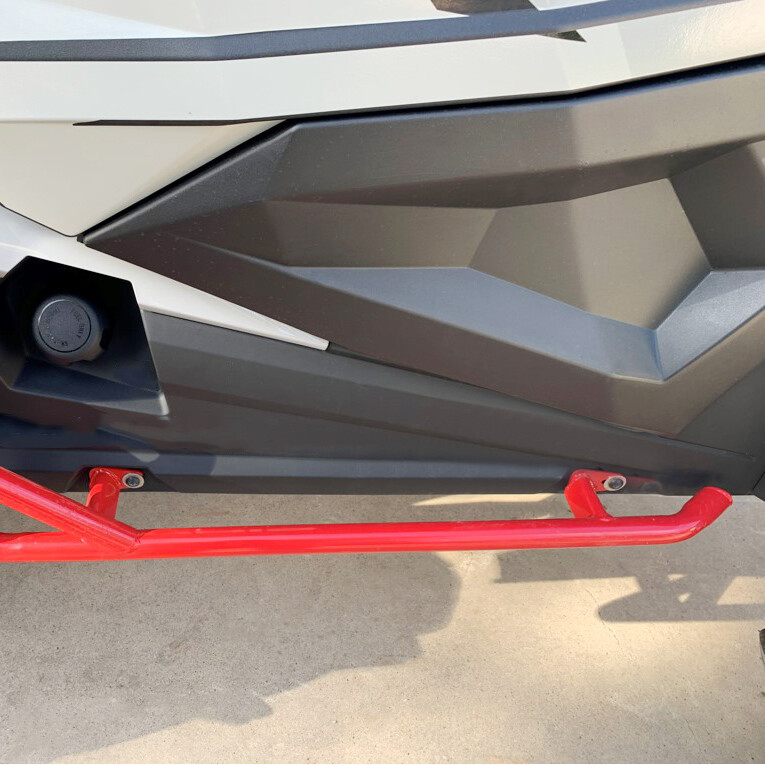 Side Steps Nerf Bars Rock Slider For 14-22 Polaris RZR XP 900 1000 Trail 2Dr RED