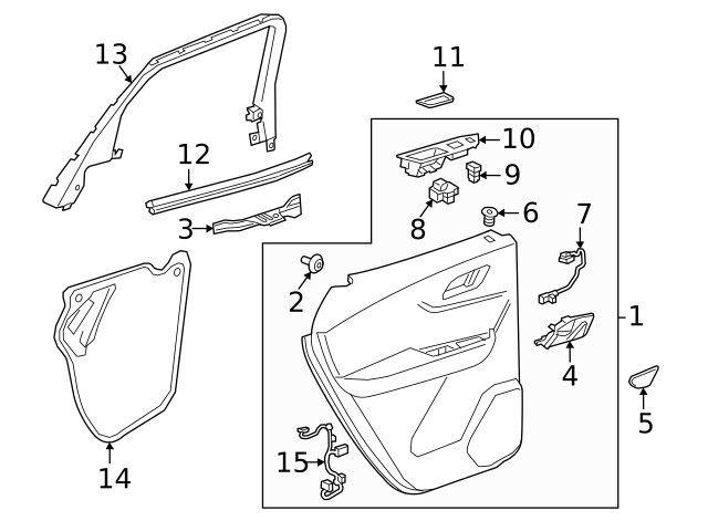 Genuine GM Support Bracket 42475722