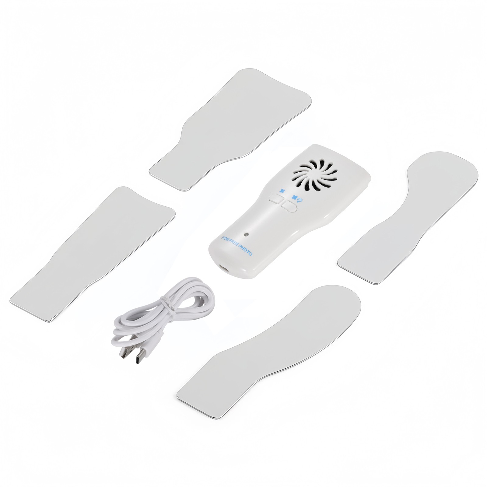 Dental Occlusal Mirror Fog Free LED Intra Oral Photo System 4 Mirrors Anti-Fog