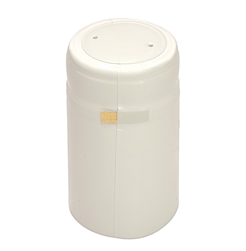 White PVC Shrink Capsules-500 Count