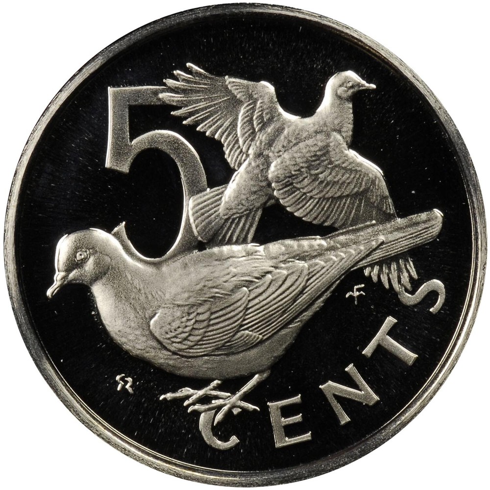 1978 British Virgin Is. Proof 5 c- Dove