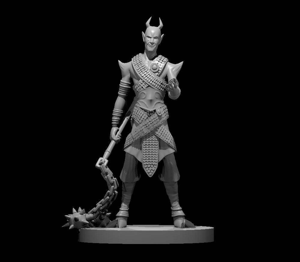 Gilded Devil - DND - Pathfinder - Dungeons & Dragons - RPG - Tabletop - mz4250-