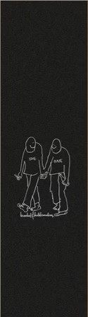 KROOKED 9" LOVE-HATE GRIPTAPE SHEET