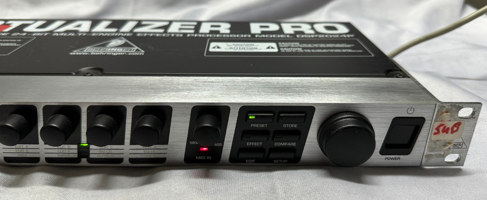 Behringer Virtualizer Pro DSP2024P 24 Bit Digital Multi Effect 24 - USED/WORKS