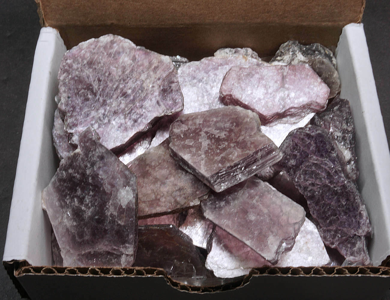 Lepidolite Collection 1/2 LB Layered Lavender Lithium Mica Crystals