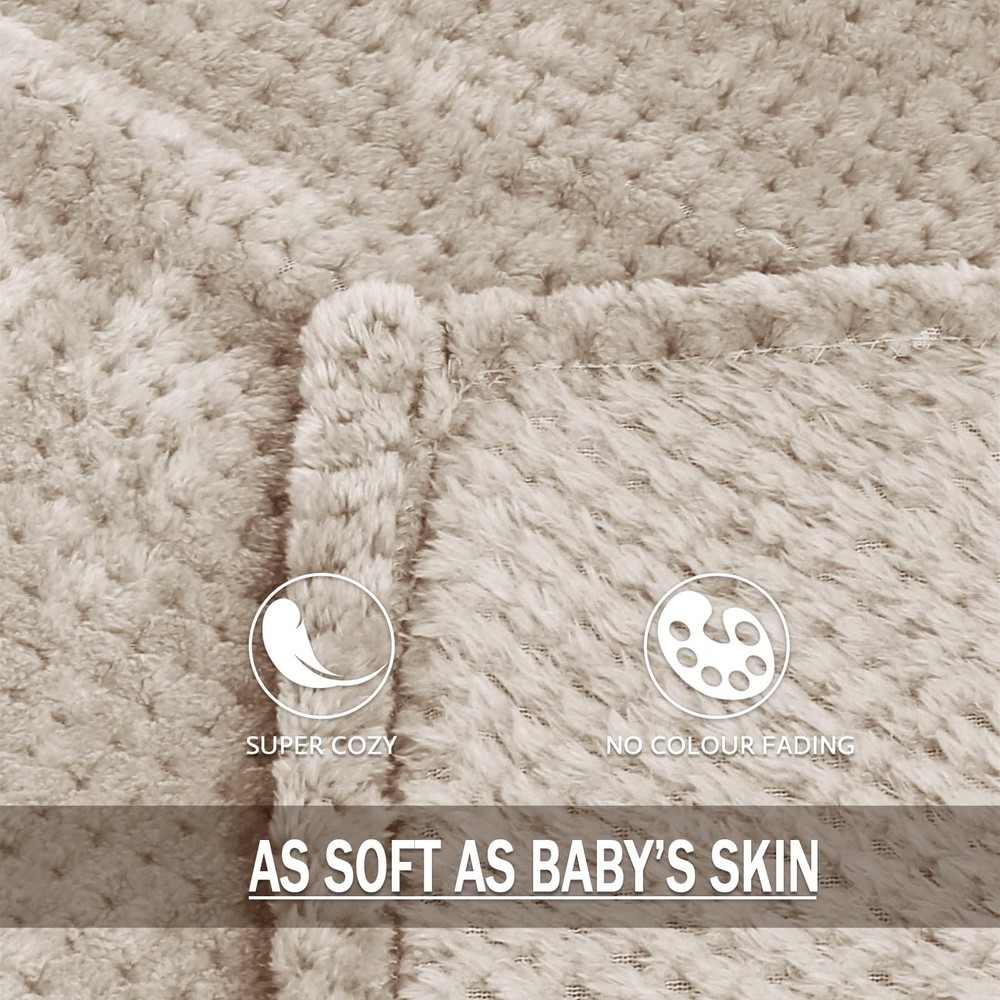 Fleece Throw Blanket Extra Large, Super Soft and Warm Blankets for Couch, Sof...
