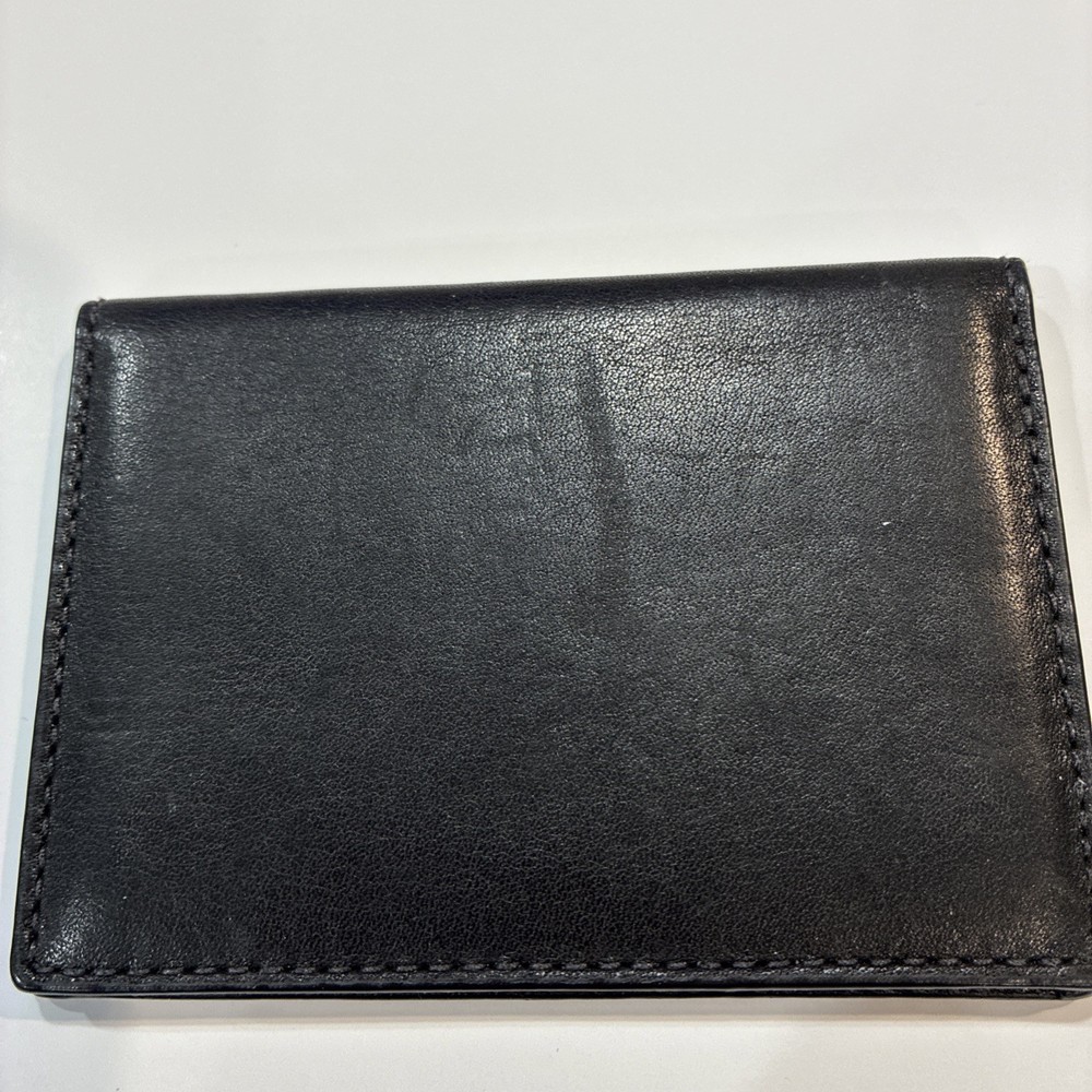 Coach Black Leather ID Case