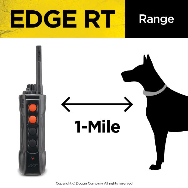 Dogtra - EDGE RT - 1 Mile - Remote Training Collar