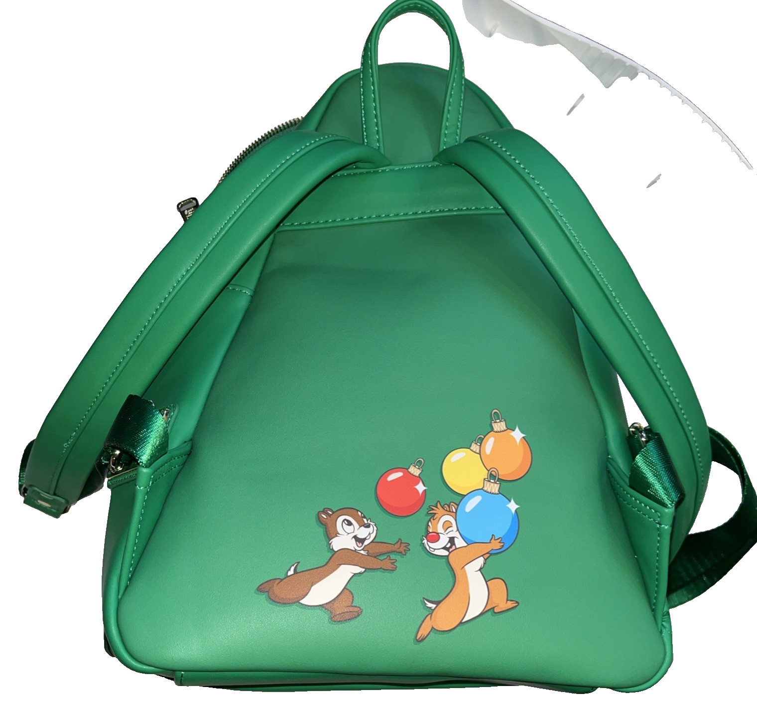 Loungefly Disney Chipmunks Chip n Dale Christmas Tree Ornament Backpack Bag