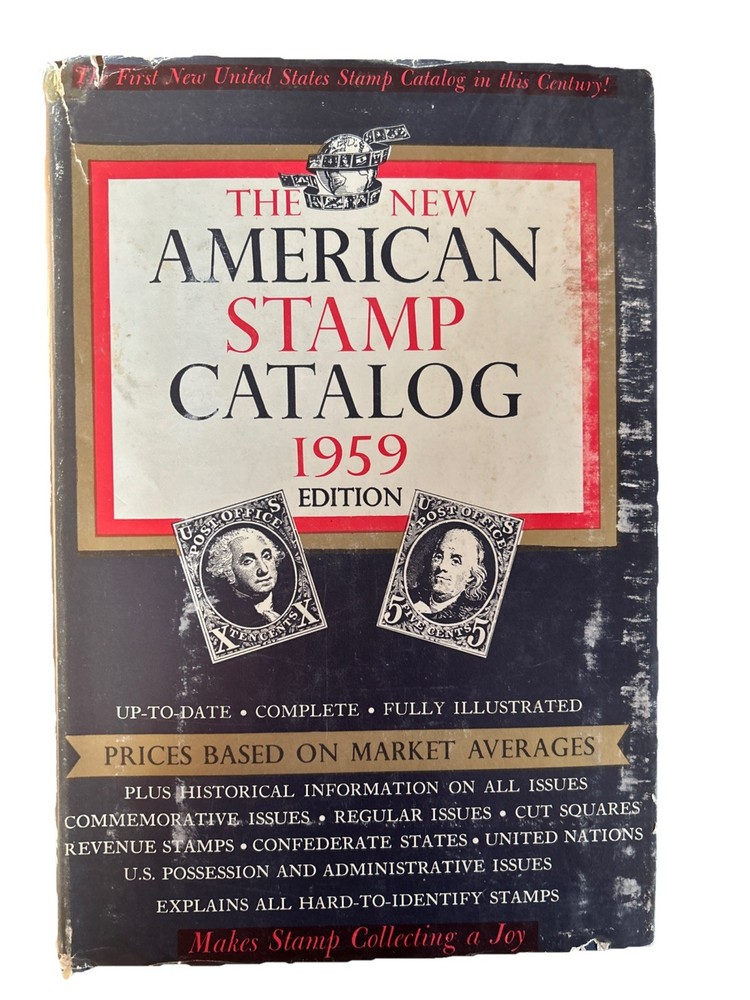 1959 EDITION MINKUS AMERICAN STAMP CATALOG HC