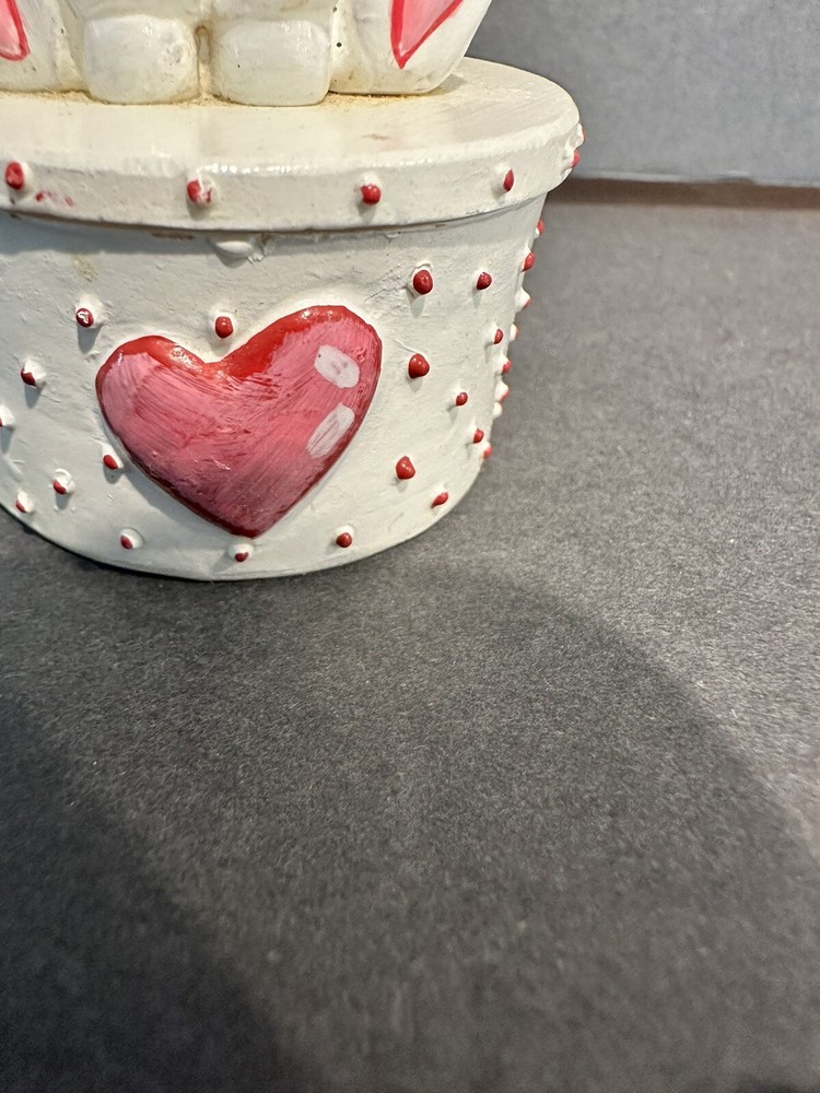 Lamb Valentine Trinket Ring Box