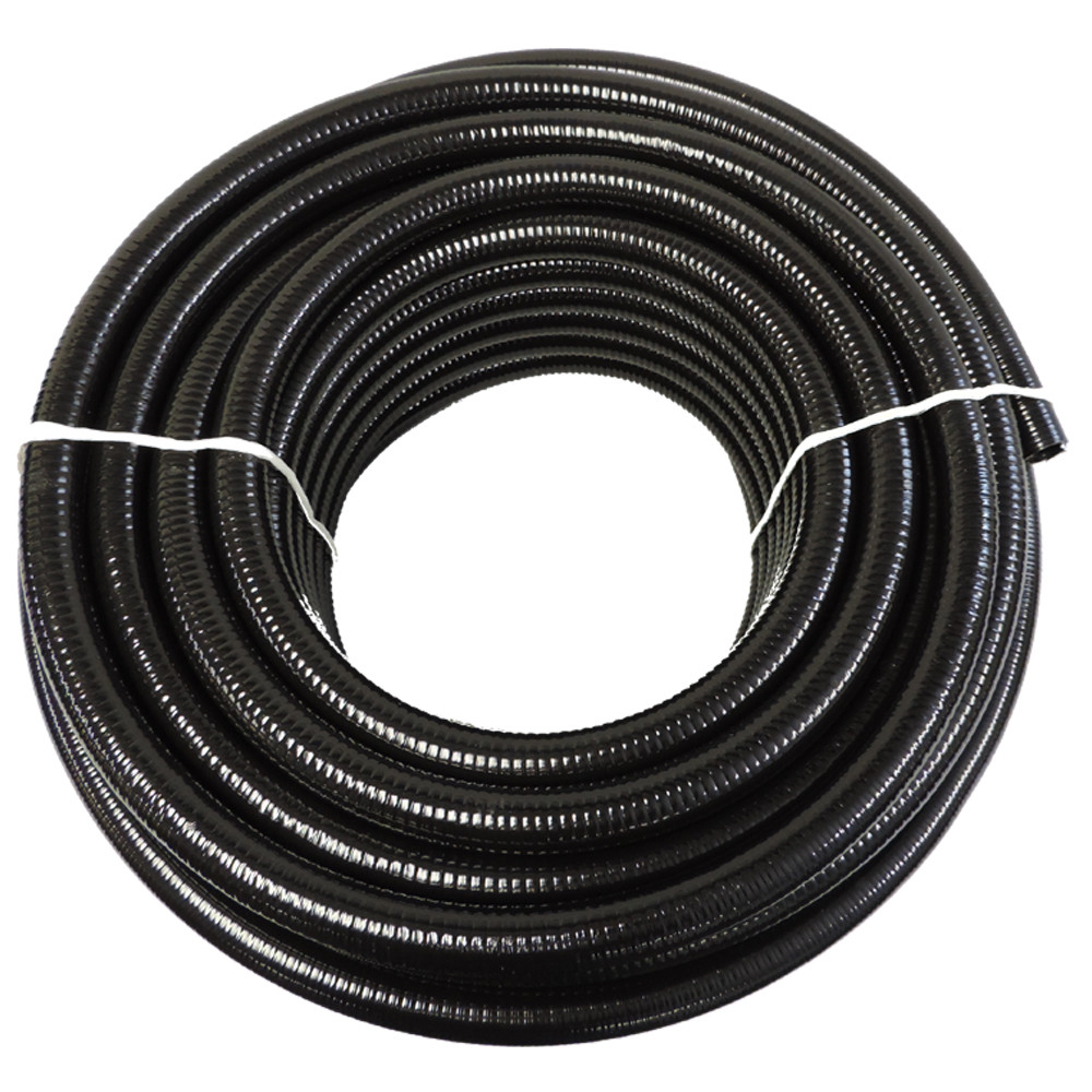 2" Dia. Black Flexible PVC Pipe for Pools, Spas, Ponds and Water Gardens