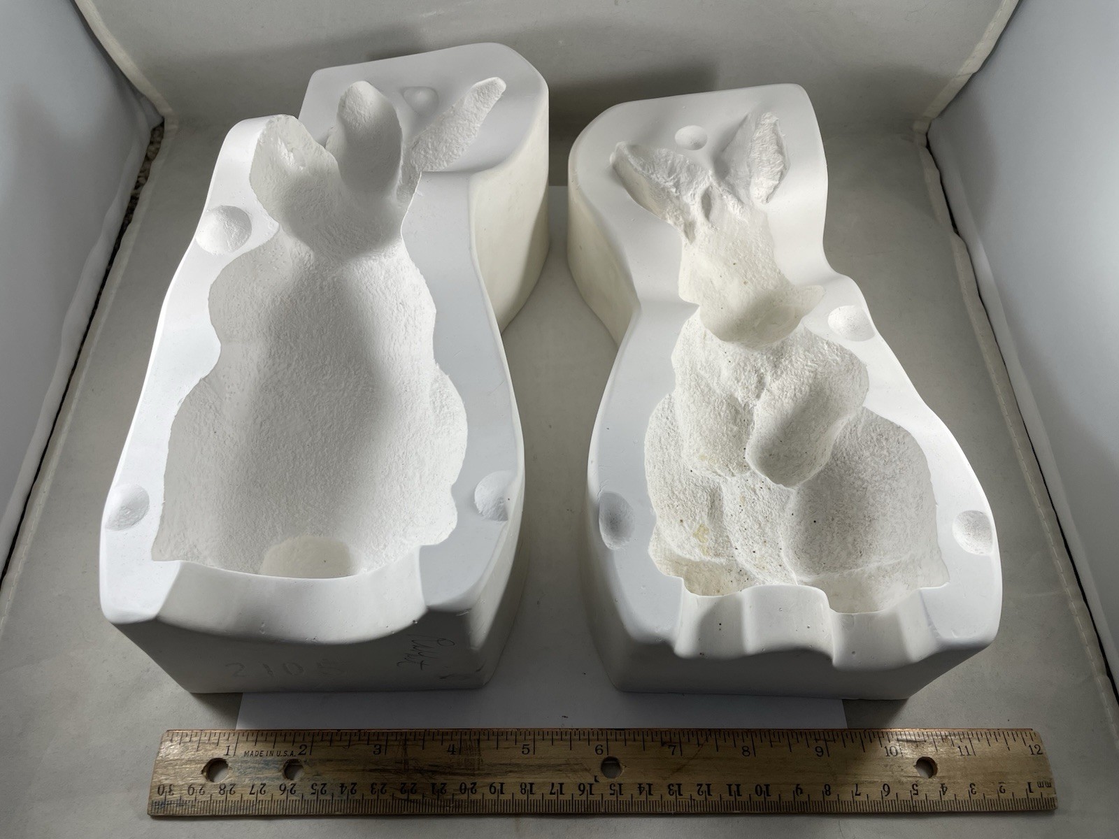 Nowell’s Inc 1996 Ceramic Slip Mold Bunny Rabbit NM-2105
