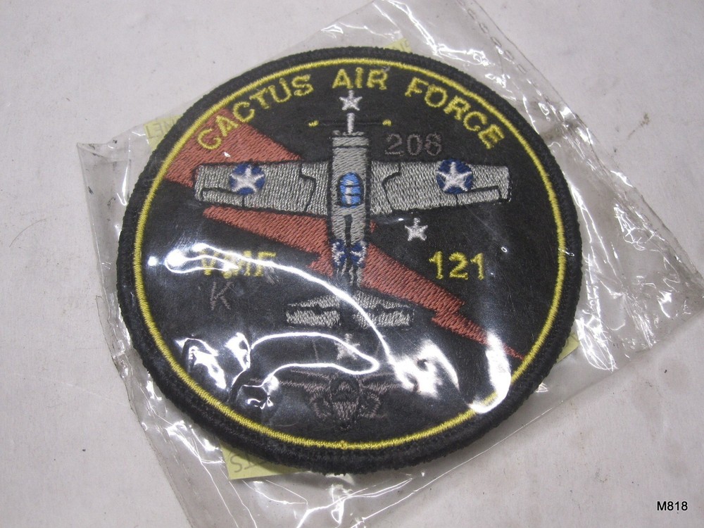 Embroidery Patch - Cactus Air Force 208 VMF K 121