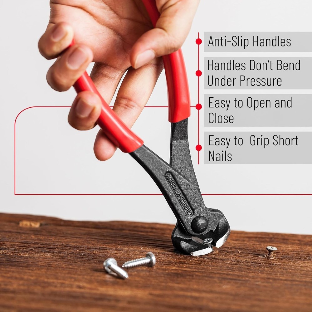 Versatile 7" End Cutting Nail Puller - Durable Tool for Construction & Carpentry