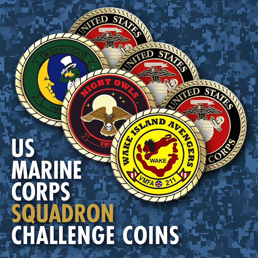VMFA-232 Red Devils US Marine Corps Challenge Coin