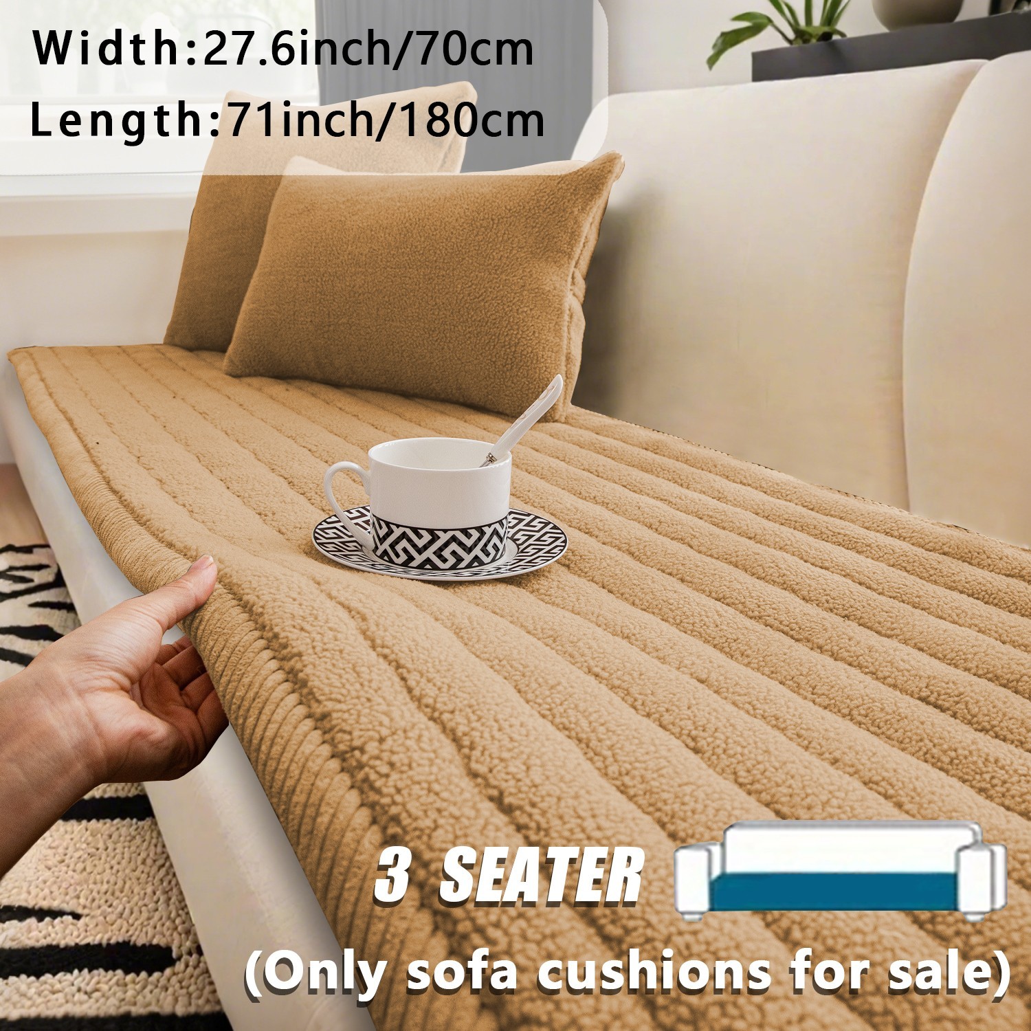 Lambskin super soft plush sofa cover, anti-slip sofa cover, protective cover