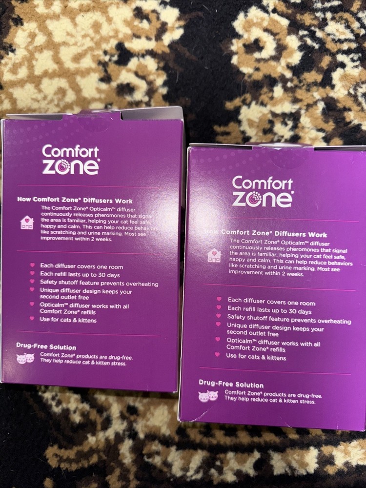 Comfort Zone Multicat Control Diffuser & Refill - 3pack Of Refills/ 4 Diffusers