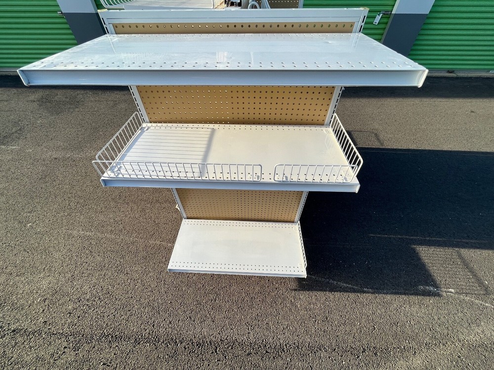 Store Shelving Unit/ Display 4 casters with locks rotates 360 degrees