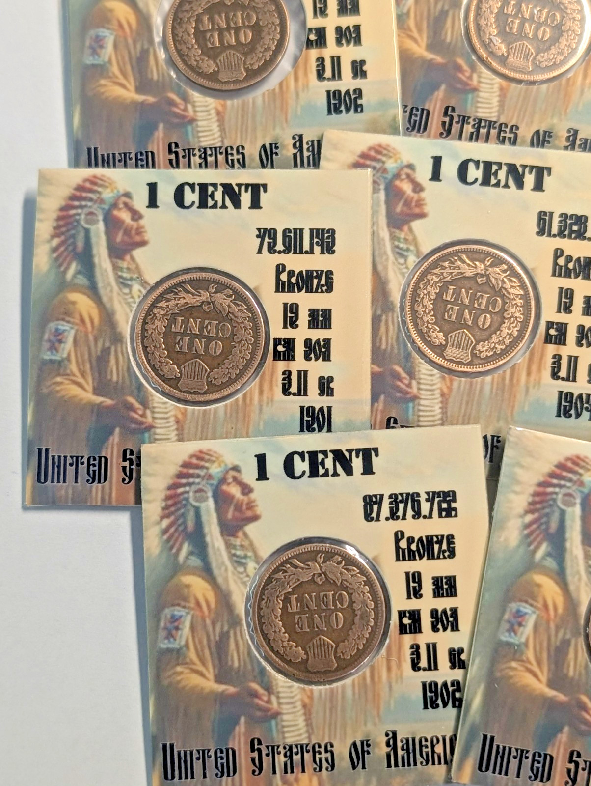 1900 - 1907 1 cent Indian Head Penny - 1 coin