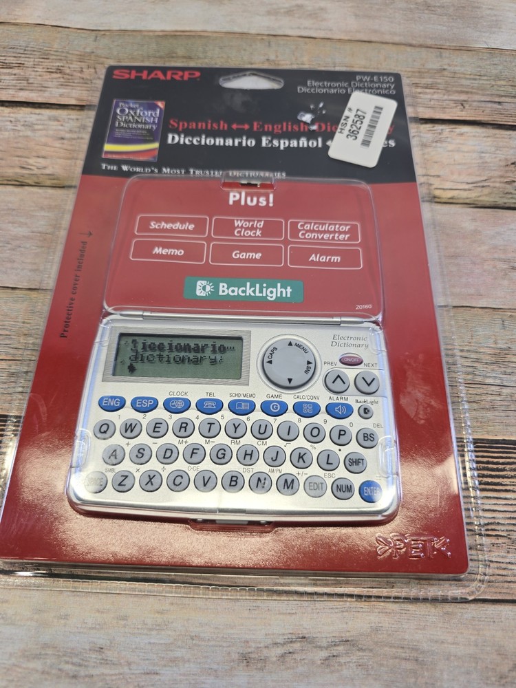 Sharp PW-E150 Electronic Oxford Dictionary Thesaurus Calculator