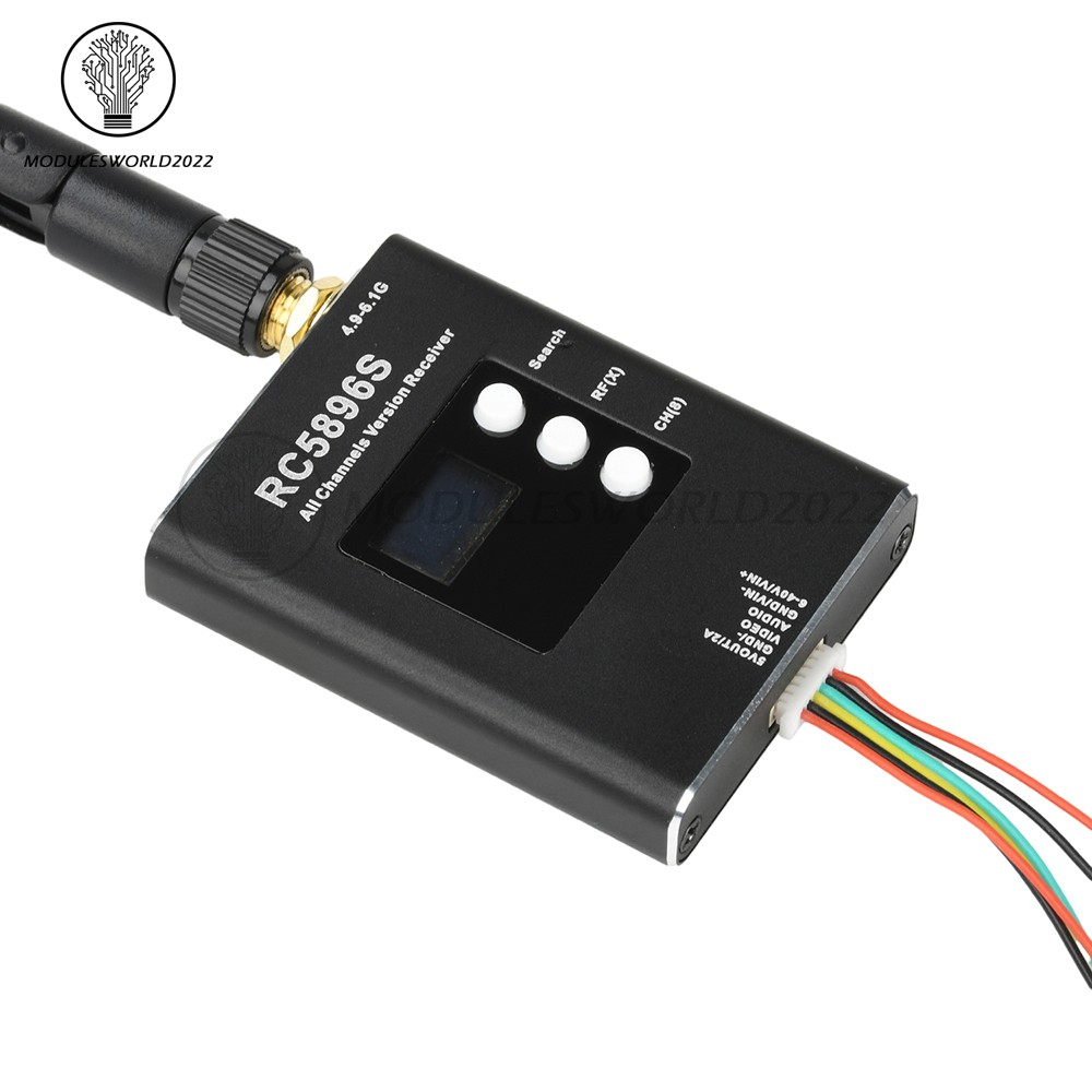 DC6-40V RC5896S Receiver 5.8GHz Video Receiver Compatible 5.8G Image Transmitter