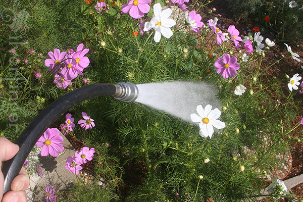 SPRAY HEAD Garden Hose Irrigation Watering Attachment Aluminum Metal Sprayer