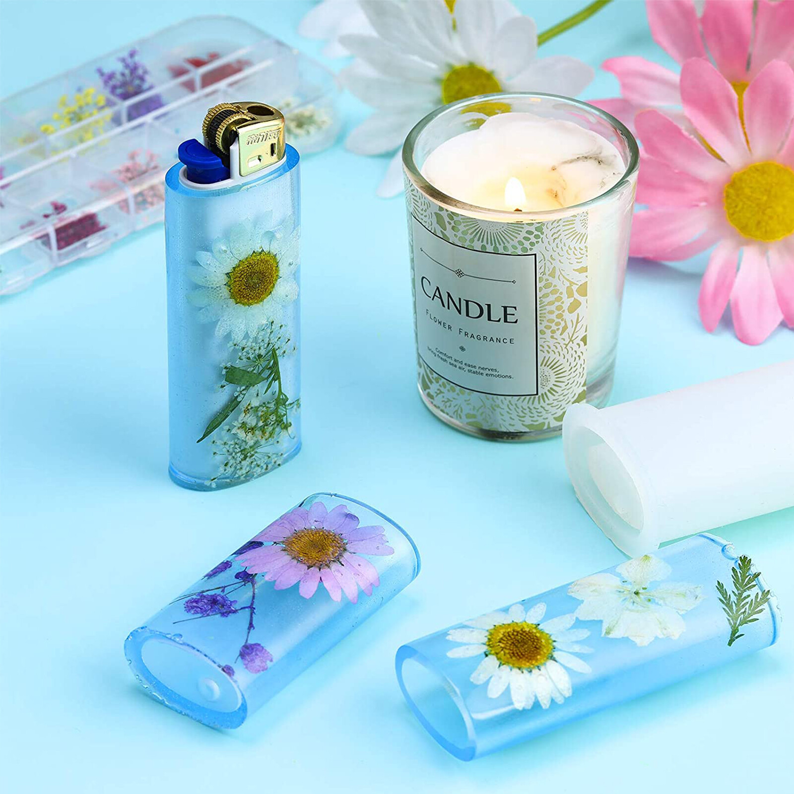 Silicone Resin Mold Jewelry Pendant Mould DIY Making Casting Epoxy Craft Tool US