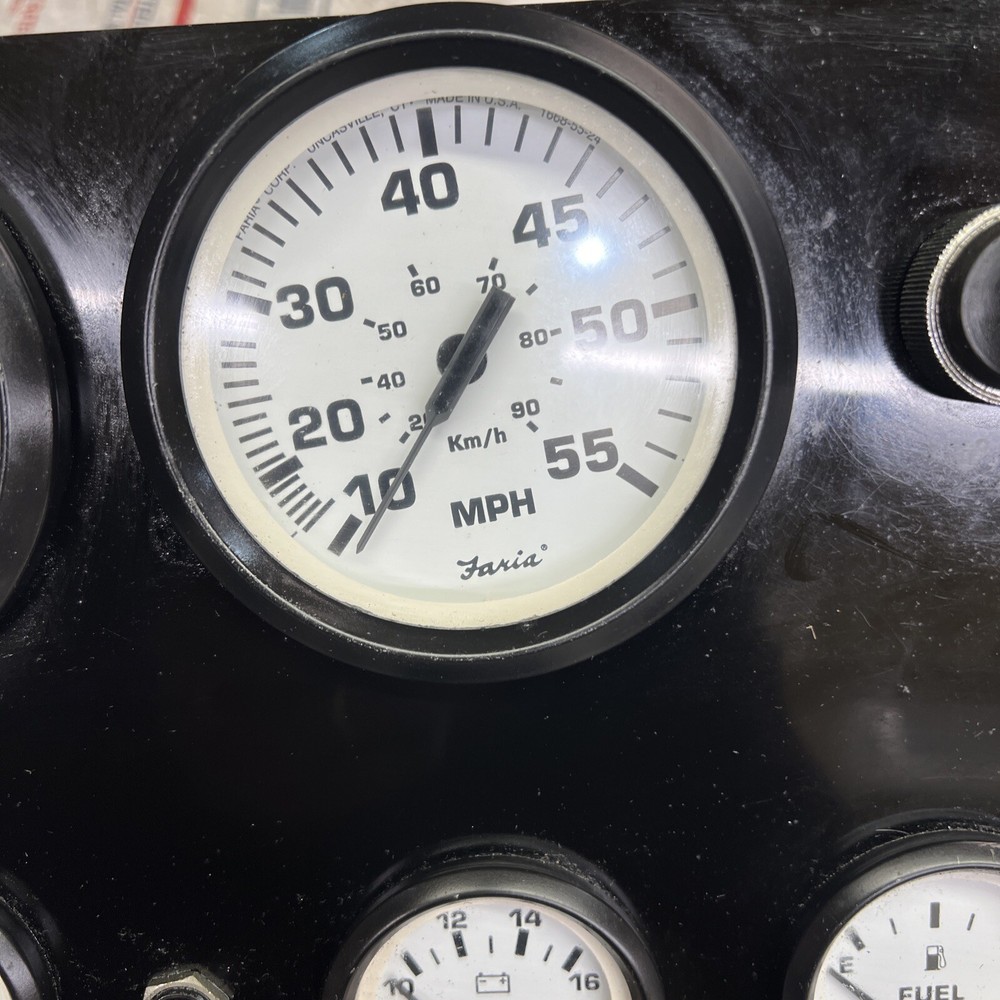 Boat dash panel