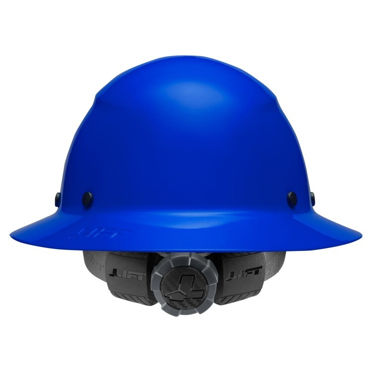 Lift Safety Blue Dax Full Brim Hard Hat HDF-21BL