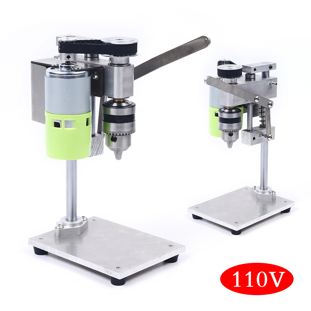 Mini Electric Drill Press with Variable Speed for Workbench Use