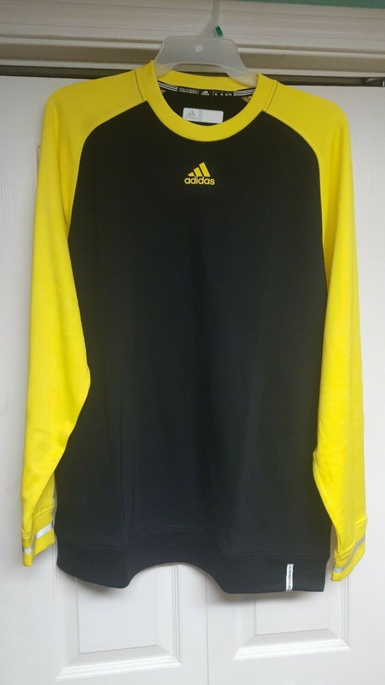 ADIDAS MENS  TEAM  PLAYER  CREW  PULLOVER   SIZE   LARGE