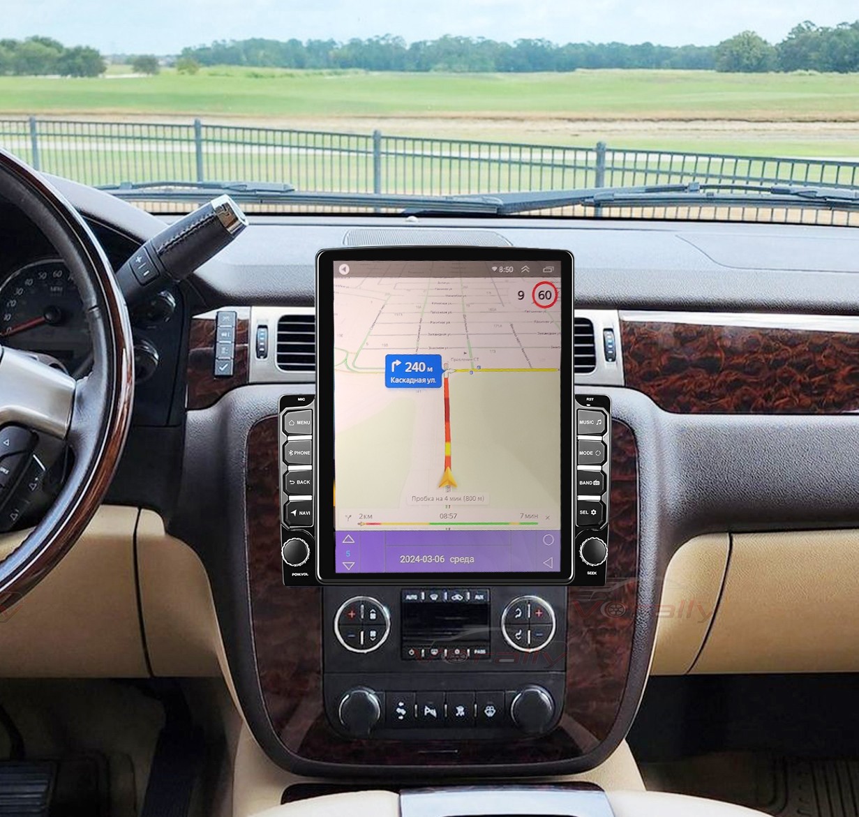 9.7'' For GMC Yukon Denali 2007-2014 Radio GPS With CarPlay Android Auto