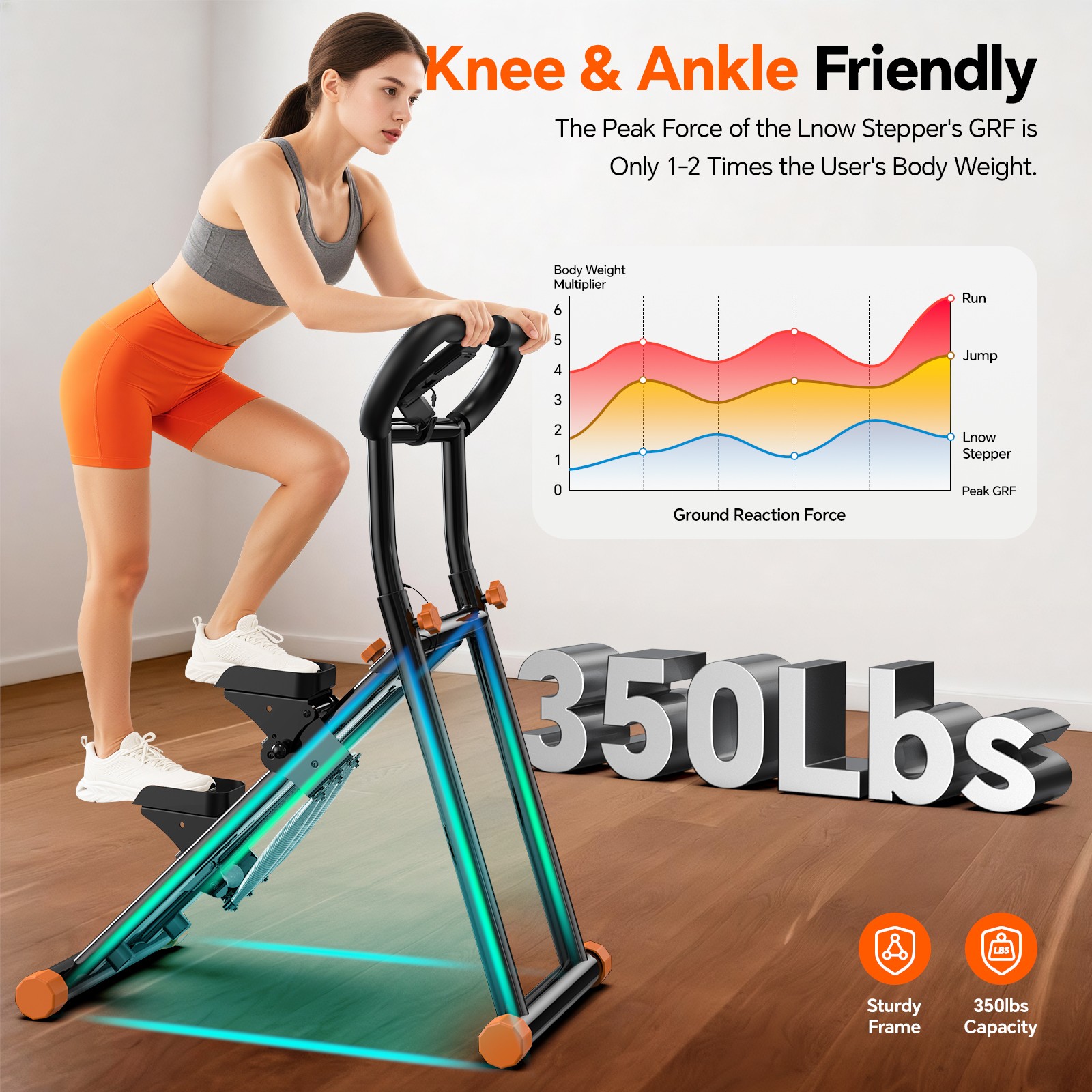 Vertical Climber Stair Stepper Machine For Home Gym Exercise Workout Machine New