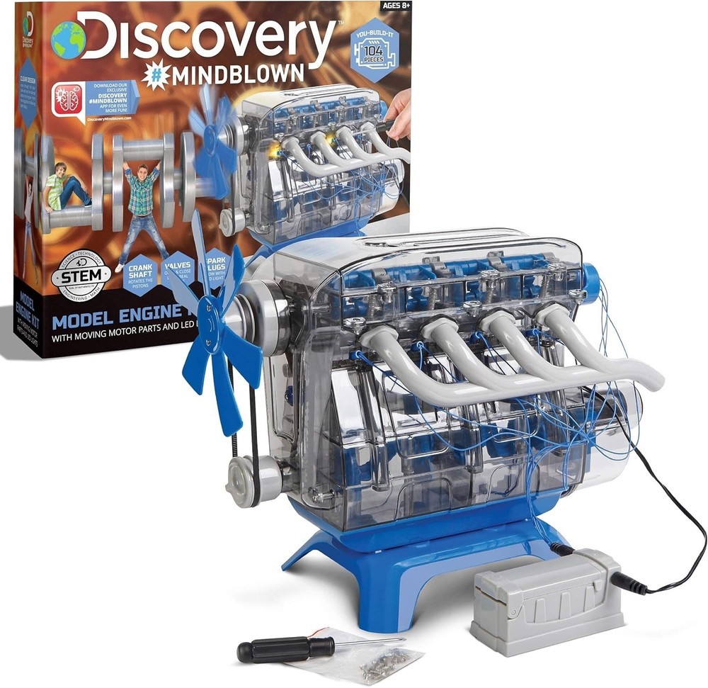 4-Cylinder Combustion Engine Building Kit – Master Mechanical Engineering