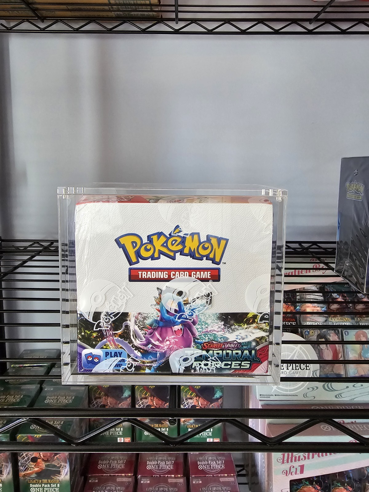 Pokémon Magnetic Booster Box Acrylic Case! Cleaning Cloth Included High Quality.