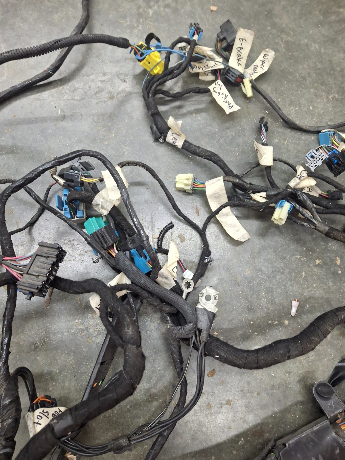 05-13 2005 Corvette C6 Complete Interior Master Wiring Harness 10388038