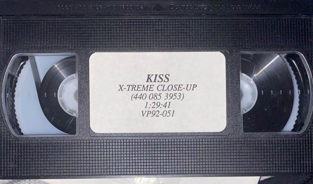 Kiss PROMO Extreme Close-Up VHS Ultra Rare Simmons Stanley Kulick Singer