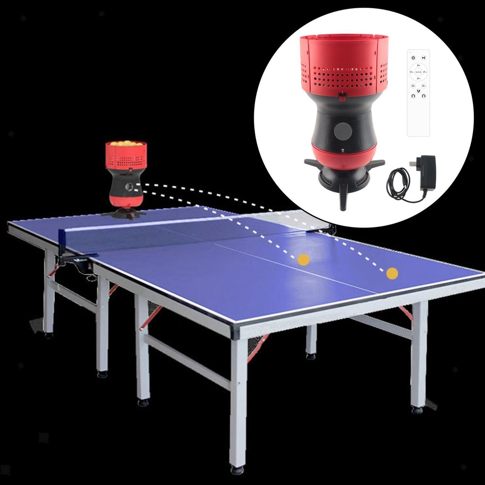Automatic  Pong Balls Launcher Portable Remote Control Function Practice