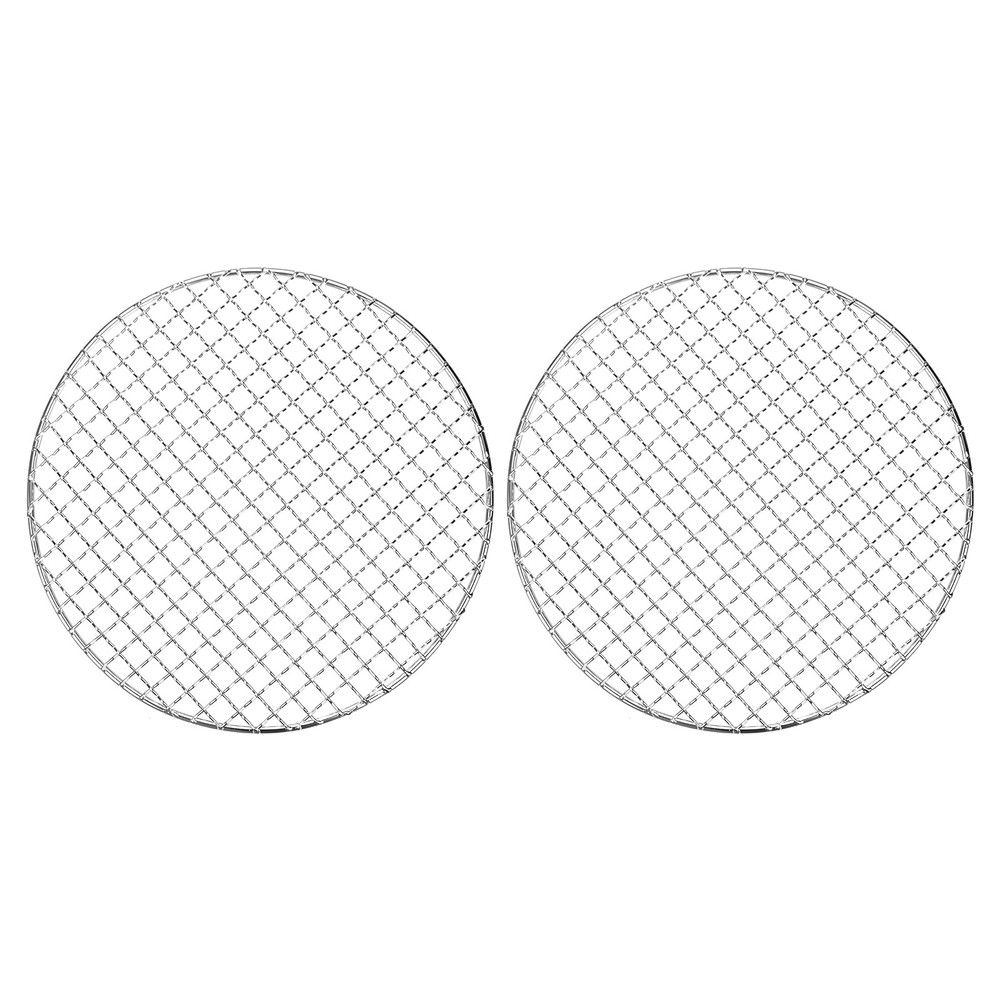 2-Pack Cooling Rack, 10" Round Stainless Steel Baking Rack [Silver]