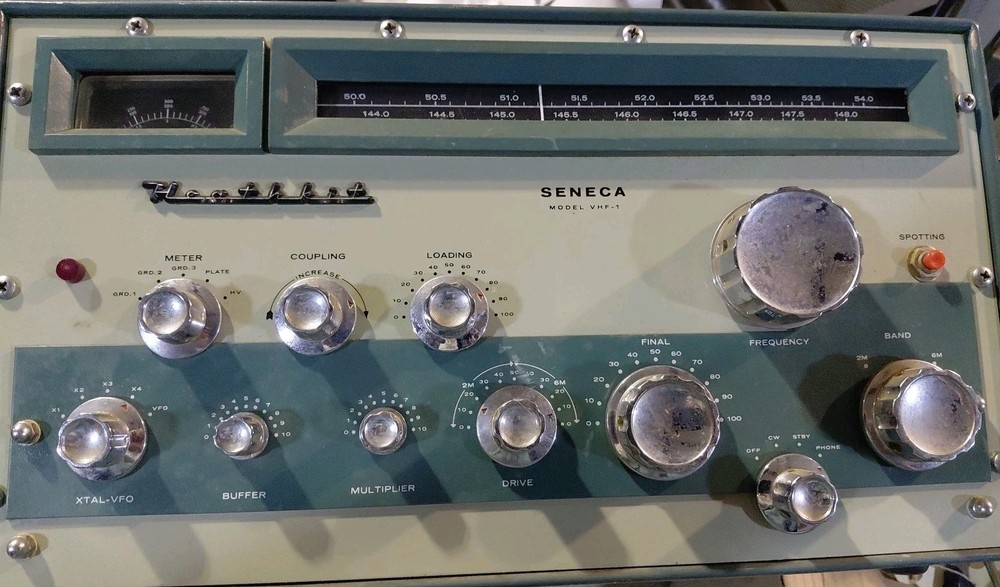 Heathkit VHF-1 Seneca 2 and 6 Meter Transverter Power Up ONLY Untested Estate