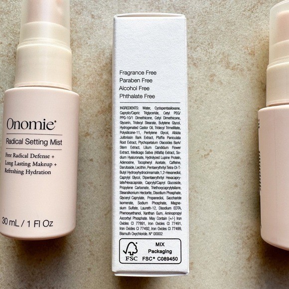 Onomie Radical Setting Mist & Bright Concealing Elixir